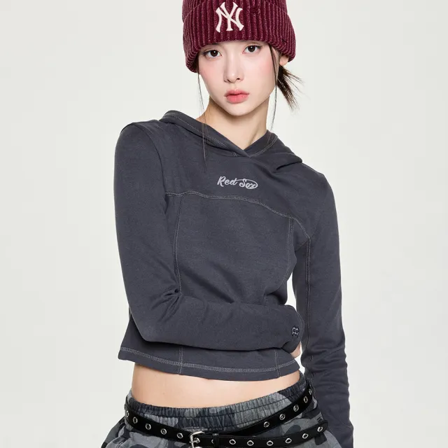 【MLB】女版連帽上衣 波士頓紅襪隊(3FHDB1254-43CGS)