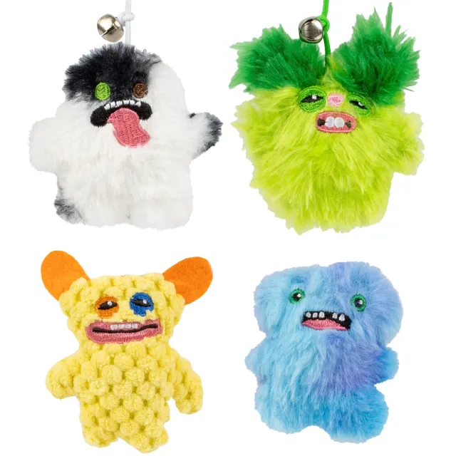 【FUGGLER】牙齒怪逗貓棒+貓咪球球(數量各一 款式隨機出貨 牙寶)