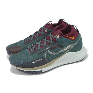 【NIKE 耐吉】越野跑鞋 React Pegasus Trail 4 GTX V2 男鞋 綠 卡其 防水 小飛馬(HM9728-300)