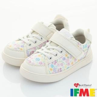 【IFME】小碎花萌萌機能童鞋(IF20-582802白)