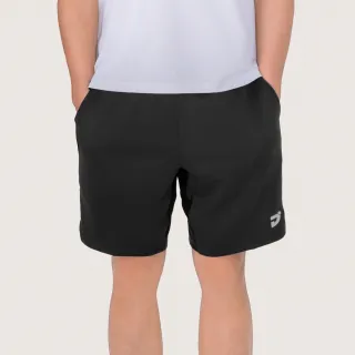 【JNICE 久奈司】大賽透氣針織運動短褲 中性版型 運動褲 大賽褲(黑色)