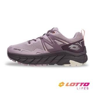 【LOTTO】女 寬楦 CT600 防潑水戶外健行鞋(藕紫-LT5AWR9837)