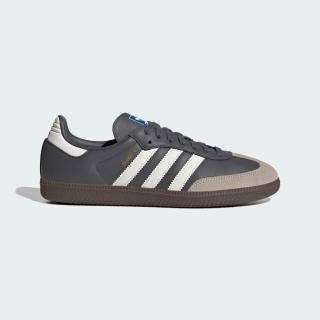 【adidas 愛迪達】愛迪達 Samba OG 男 運動休閒鞋 德訓鞋 復古 舒適 灰黑 白(JR0913)