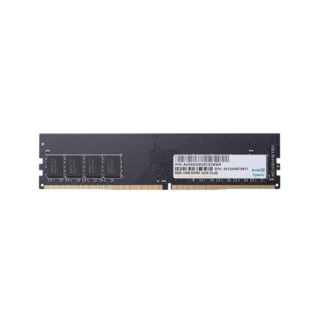 【Apacer 宇瞻】8GB DDR4 3200 桌上型記憶體