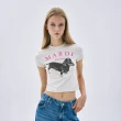 【MARDI MERCREDI】印花短TEE 多色 經典小雛菊  臘腸狗 CROPPED / TSHIRT FLOWERMARDI