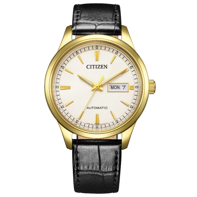 【CITIZEN 星辰】Mechanical 限量 自動上鍊皮帶機械錶 男錶 手錶(NY4059-09A)