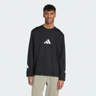 【adidas 愛迪達】愛迪達 M Z.n.e. Ls Tee 男 長袖上衣 休閒長袖 黑 亞版(KE4902)