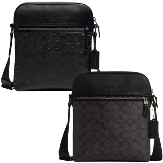 【COACH】新款 經典LOGO 直立斜背包 兩款可選(coach 4009 CZ398 男包 男包包 男用包包)