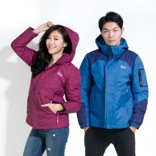 【遊遍天下】男女款防水防風透濕保暖無車縫羽絨機能外套 多色(M-5L)