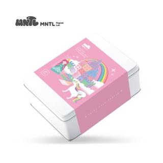 【MNTL】童話城堡 Fairy Tale Castle 隨身帶著走 磁力片鐵盒組(50pcs)