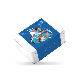 【MNTL】霓虹街區  Neon Block  隨身帶著走 磁力片鐵盒組(50pcs)