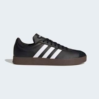 【adidas 愛迪達】愛迪達 VL Court Base 女 運動休閒鞋 舒適 黑 白(ID3715)