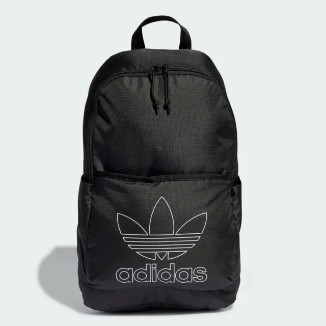 【adidas 愛迪達】Adicolor Backpk 後背包 戶外 運動 休閒 黑(IT7602)