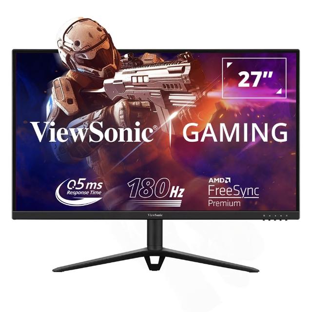 【ViewSonic 優派】福利品 VX2728-2K 27型 IPS 2K 180Hz 電競遊戲螢幕(FreeSync/HDR10/內建喇叭/0.5ms)