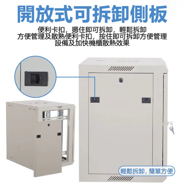 【AMITOF】網路機櫃 機櫃 6U(交換機機箱 機箱 伺服器機櫃 掛壁式機櫃 冷軋鋼板/加厚電腦機櫃)