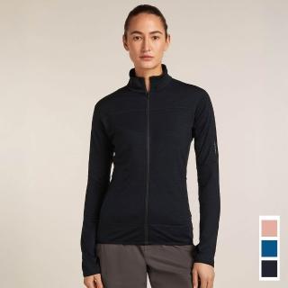 【Icebreaker】女 Descender RealFleece™ 長袖刷毛保暖外套-300(戶外運動/休閒旅遊/登山健行/IB0A57CR)