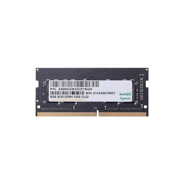 【Apacer 宇瞻】8GB DDR4 3200 筆記型記憶體