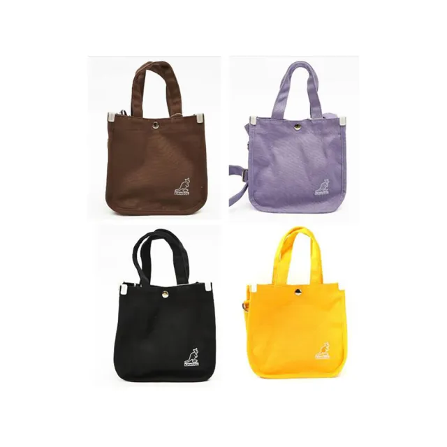 【SNOW.bagshop】雙11 手提包 中容量 100%純棉 防水帆布 手提 肩背 斜側背 附活動型 可調整 長背帶 簡易袋
