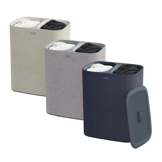 【Joseph Joseph】Tota 90L 分類洗衣籃-雙格(分類 髒衣籃 洗衣籃 雙層隔間 手提袋)