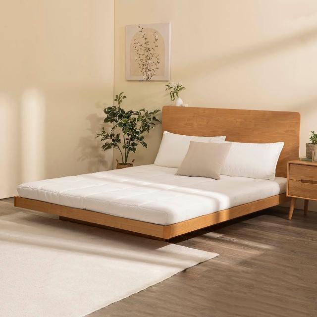 【hoi! 好好生活】Sleep AIR 雲朵層薄床墊台規單人加大3.5尺105*188*8cm(羊毛材質增加透氣)