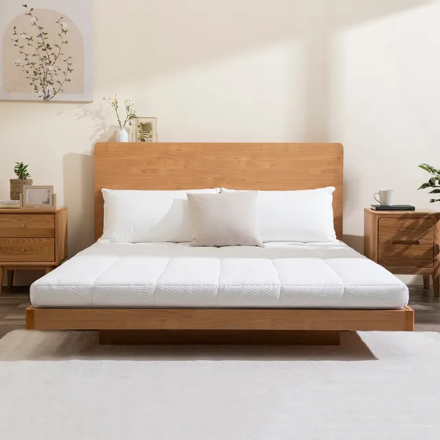 【hoi! 好好生活】Sleep AIR 雲朵層薄床墊台規單人3尺90*188*8cm(羊毛材質增加透氣)