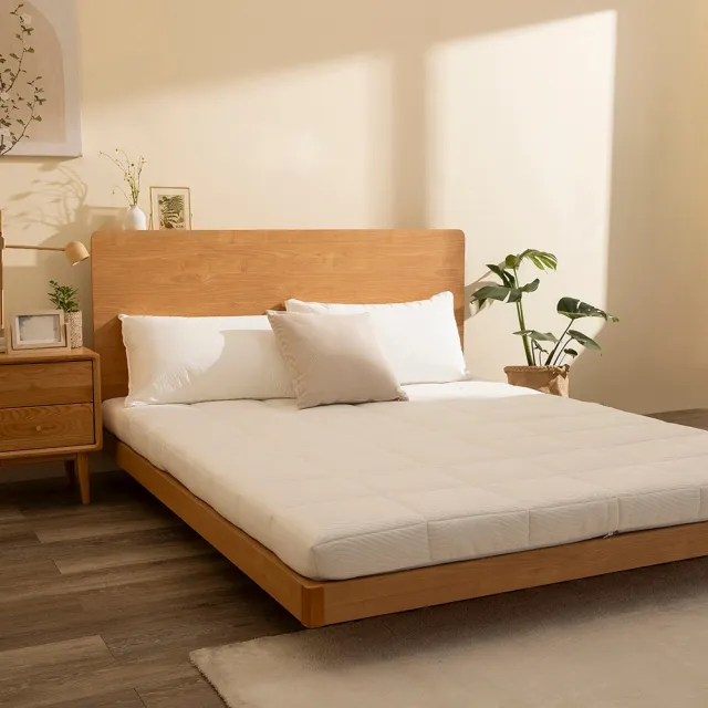 【hoi! 好好生活】Sleep AIR 雲朵層薄床墊台規單人3尺90*188*8cm(羊毛材質增加透氣)