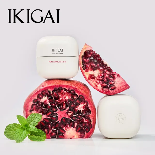 【CSD 中衛】IKIGAI 齒間SPA禮盒-牙粉35g+薄荷漱口水450ml(石榴薄荷/龍井苑)