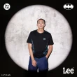 【Batman x Lee】男裝 短袖T恤｜蝙蝠俠 脇邊印花｜季節性版型 ｜氣質黑(LB502100K11)