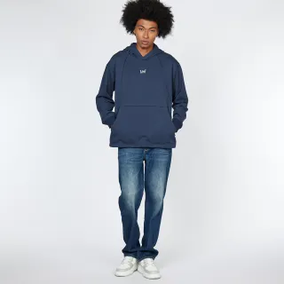 【Batman x Lee】男裝 長袖帽T｜蝙蝠俠 特殊剪裁｜季節性版型｜共2色(LB511015201/LB511015742)