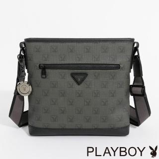 【PLAYBOY】下沉式斜背 Debonair系列(灰色)