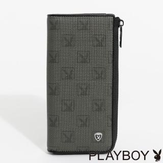 【PLAYBOY】L拉長夾 Debonair系列(灰色)