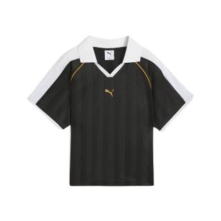 【PUMA官方旗艦】流行系列T7足球風短袖Polo衫 女性 63215701(短Polo)