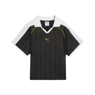 【PUMA官方旗艦】流行系列T7足球風短袖Polo衫 女性 63215701(短Polo)
