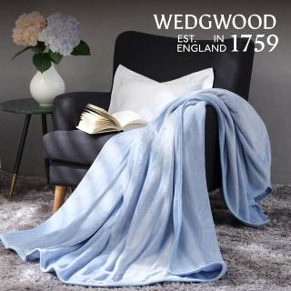 【WEDGWOOD】法蘭絨超細纖維單層毛毯(雙人任選)