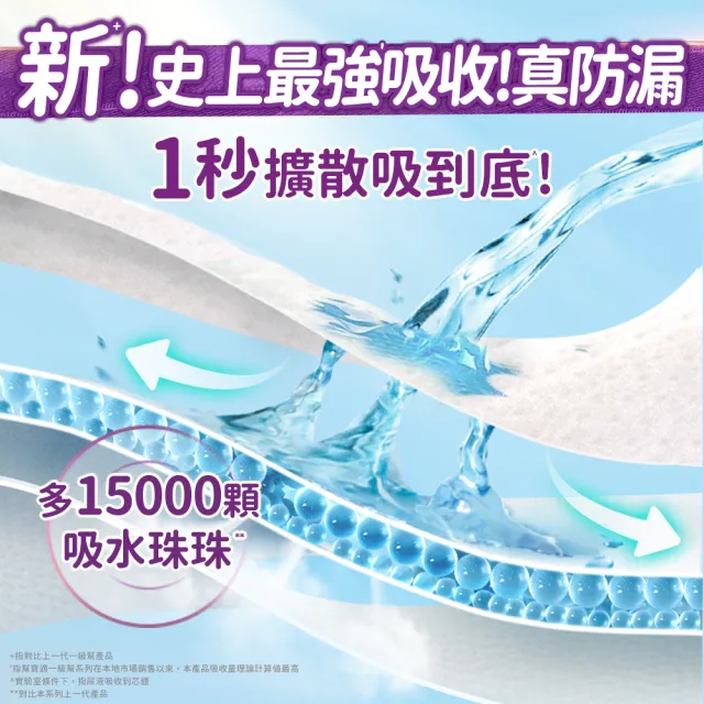 【幫寶適】全新一級幫 極上守護 散熱拉拉褲 M 42片/L+ 30片褲型紙尿褲/尿布x2包
