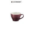 【Le Creuset】瓷器卡布奇諾杯400ml(無花果/海洋之花/水手藍/迷霧灰 4色選1)