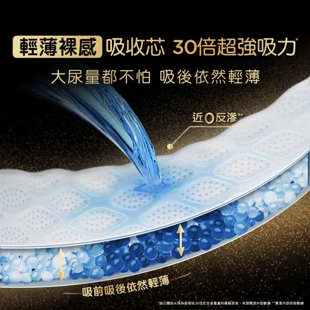 【幫寶適】奢寵黑金幫 拉拉褲 L-XXL 嬰兒褲型紙尿褲/尿布(首款添加真蠶絲)