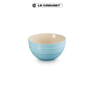 【Le Creuset】瓷器韓式飯碗(亮藍)