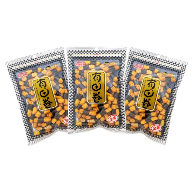 【有田製果】海苔小卷九包組 (80gx9包 原味/辣味)