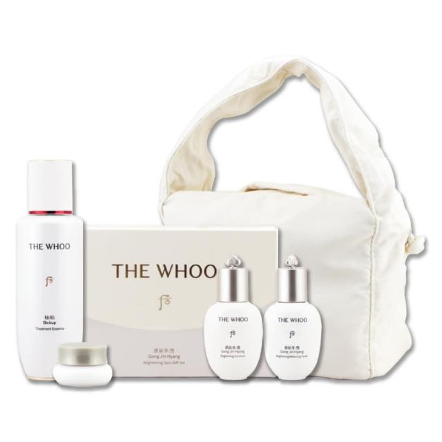 【WHOO 后】秘帖循環精華純淨加量禮盒（秘帖循環精華+拱辰享雪珍珠煥白凝露+煥白凝乳+煥白水凝霜+托特包）