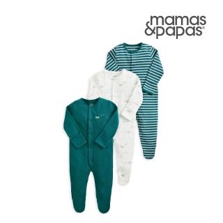 【Mamas & Papas】海天飛行日記-連身衣3件組(4種尺寸可選)