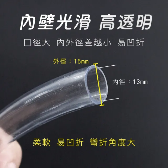 【工具達人】PVC管 軟管 出水管 馬達管子 PVC軟管 PVC透明管 透明水管(190-LC50606FT30)