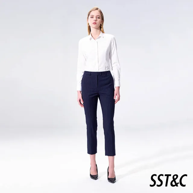 【SST&C】女裝 可機洗 全長修身西裝褲(多款任選)(OUT)(雙11限定)