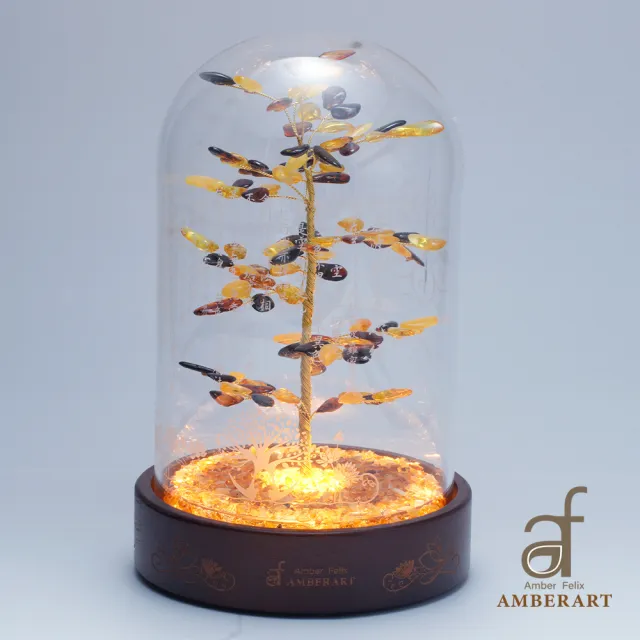AF AMBER ART波蘭四曜琥珀心經燈樹