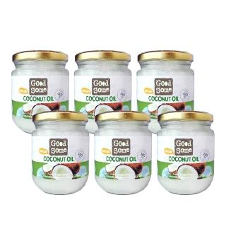 【GoodSome 好東西】第一道冷壓椰子油225mlx6入(最多自然醫學博士推薦、防彈咖啡 2027/04)