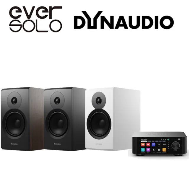 【eversolo】兩聲道音響組合(Play CD Edition + Dynaudio Emit 10 喇叭)