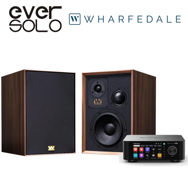 【eversolo】兩聲道音響組合(Play CD Edition + Wharfedale SUPER DENTON 喇叭)