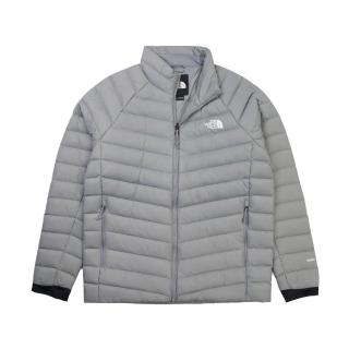 【The North Face】TNF 休閒 運動 DWR防潑水羽絨外套 M THUNDER ZIP-IN LT DOWN - AP 男 灰(NF0A8DX2H5F)