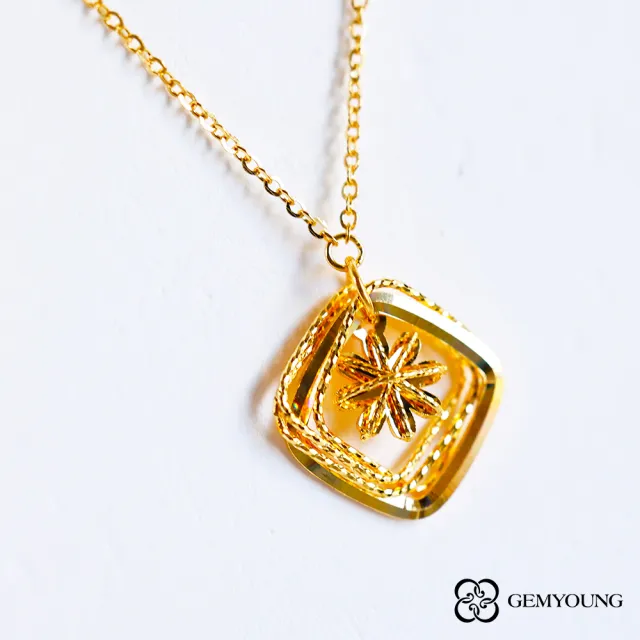 【JING YANG 晶漾】黃金項鍊雪花飄飄(0.93錢±0.05錢)