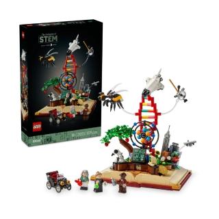 福利品【LEGO 樂高】Ideas 21355 STEM 的演變(STEAM教育玩具 科學建築 積木 玩具模型)